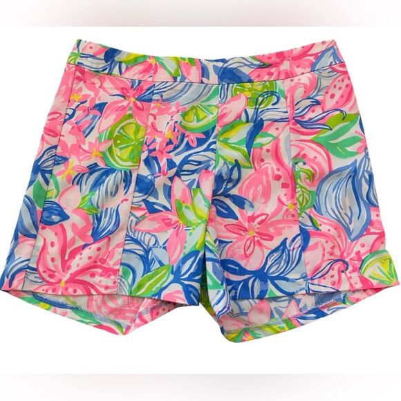 Lilly Pulitzer Havana Cocktail Print Ariana Stretch Shorts - Picture 4 of 11